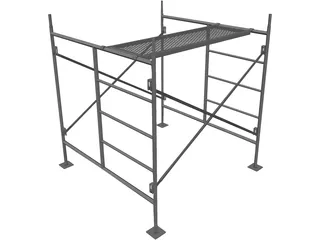 Scaffolding 3D Model preview