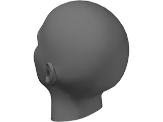 Head Mike Tyson 3D Model preview
