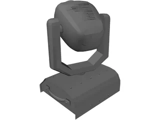 Moving Head Club Light 3D Model preview