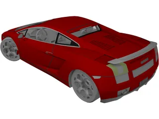 Lamborghini Gallardo 3D Model preview