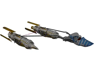 Star Wars Anipod 3D Model preview