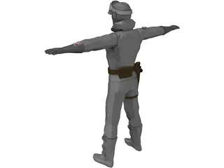 Star Wars Hoth Soldier 3D Model preview