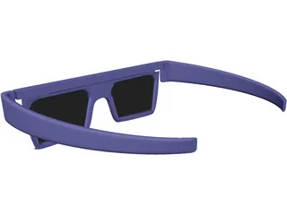 3D Glasses 3D Model preview