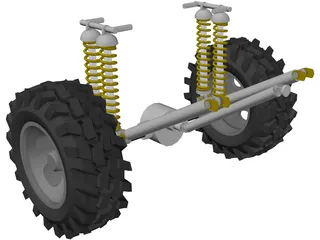 Suspension 3D Model preview