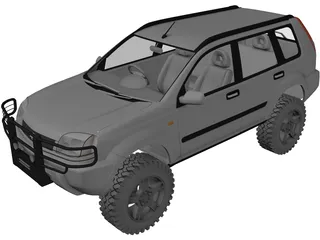 Nissan X-Trail 4x4 [Tuned] 3D Model preview