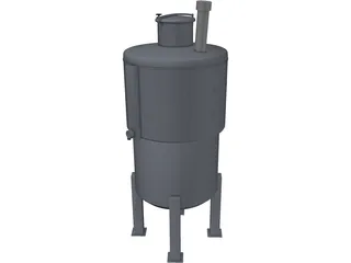 Wine Holding Tank 3D Model preview