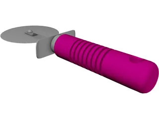 Pizza Cutter 3D Model preview