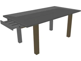 Coffee Table 3D Model preview