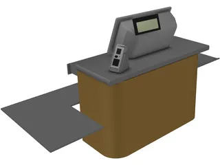 Cahier 3D Model preview