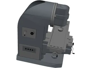 Milling Machine 3D Model preview