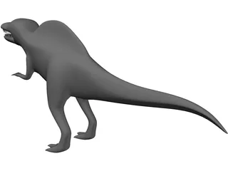 Spinosaurus Toy 3D Model preview