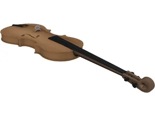 Violin 3D Model preview