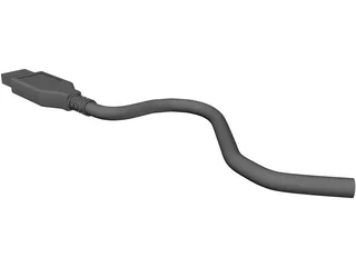 Generic USB Plug 3D Model preview