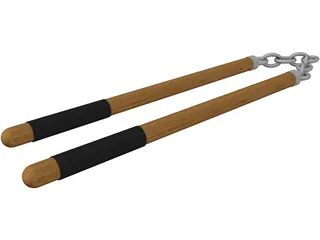 Nunchucks 3D Model preview