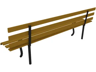Bench 3D Model preview
