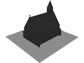 Scotish Chapel 3D Model preview