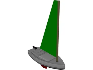 Vacuum Formed Model Boat 3D Model preview