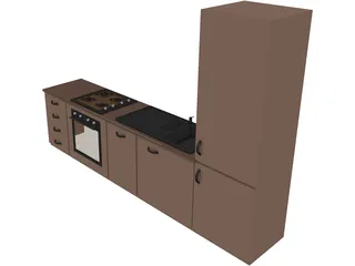 Kitchen 3D Model preview