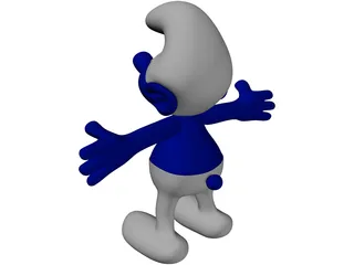 Smurf 3D Model preview