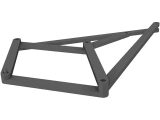 Peaucellier Linkage 3D Model preview