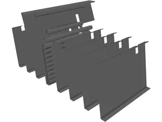 Pipe Rack Mechanism 3D Model preview