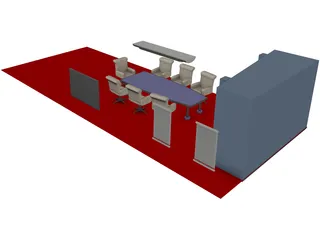 Conference Room 3D Model preview