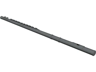 Flute 3D Model preview