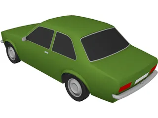 Opel Kadett C (1973) 3D Model preview