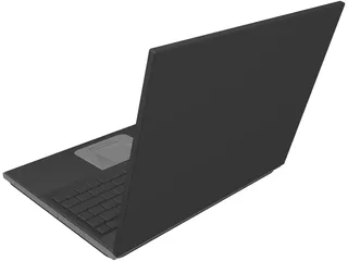 Notebook 3D Model preview