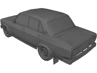 VAZ 2105 3D Model preview