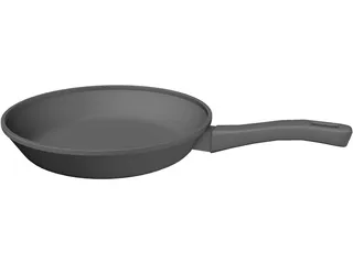 Frying Pan 3D Model preview