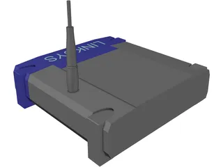 Linksys WRT54G 3D Model preview