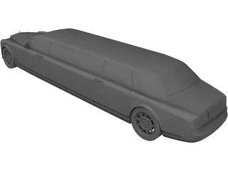 Rolls-Royce Phantom Limo (2003) 3D Model preview
