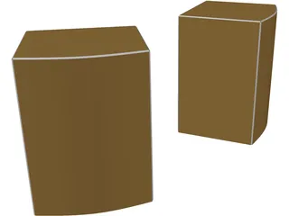 Speakers 3D Model preview
