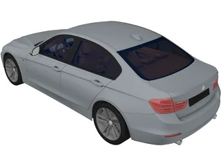BMW 335i Sedan [F30] (2015) 3D Model preview