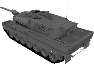 Leopard 2A6 3D Model preview