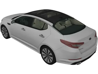 Kia Optima (2011) 3D Model preview
