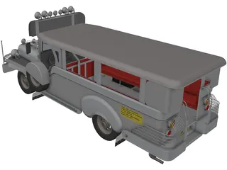 Jeep Philippines 3D Model preview