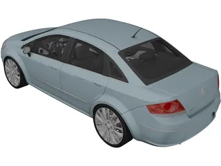Fiat Linea (2007) 3D Model preview