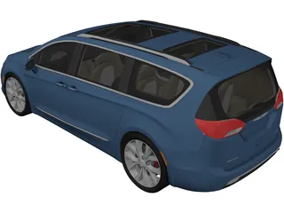 Chrysler Pacifica (2017) 3D Model preview