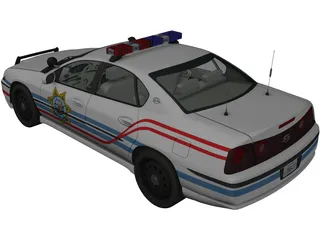 Chevrolet Impala Highway Patrol 3D Model preview