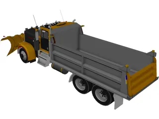 Kenworth Snow Plow 3D Model preview