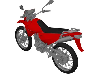Yamaha XTZ 125 3D Model preview
