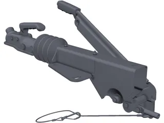 AL-KO AK-160 Breakes Lock 3D Model preview