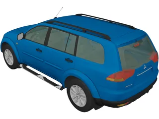 Mitsubishi Montero Sport (2013) 3D Model preview