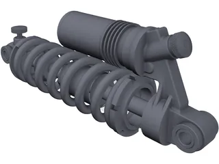 Shock Absorber DNM Burner RCP 3D Model preview