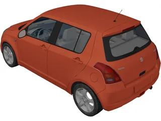 Suzuki Swift 3D Model preview