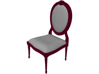 Classic Chair 3D Model preview
