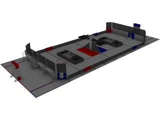 FRC 2018 Stadium 3D Model preview