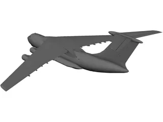 Ilyushin IL-76 Candid 3D Model preview
